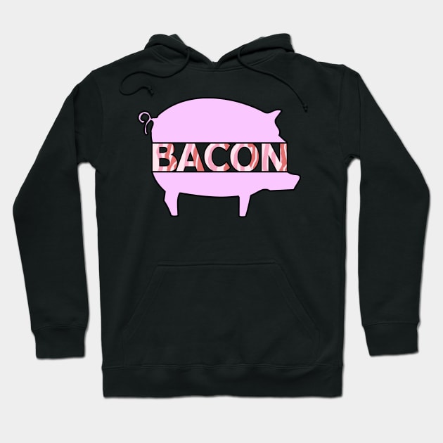 streaky bacon strips rashers pig Hoodie by Captain-Jackson